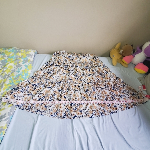 SHEIN Ruffle Hem Allover Floral A-Line Dress size S - Picture 10 of 16